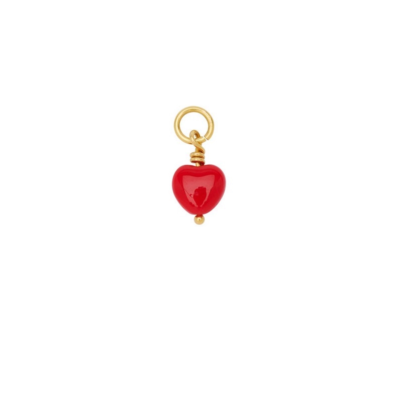 Pico Copenhagen - French Petite Heart Pendant, Red