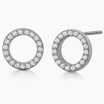 100% Titanium Runde øreringe i titanium