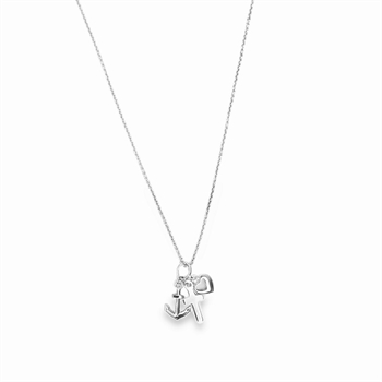 Tro, Håb og Kærlighed vedhæng i sølv