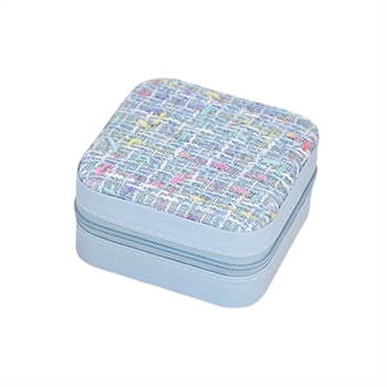 Smykkeskrin i bouclé - Blå