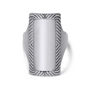 Jane Kønig - Impression Armour ring i sølv, IAR01HOL2000-S