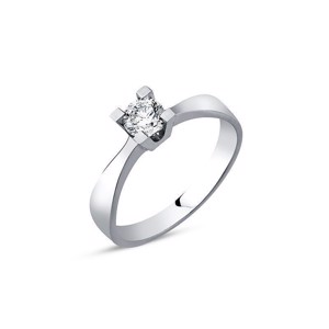 Diamantring i 14 kt. Hvidguld m 0,25ct - L1948-025hv