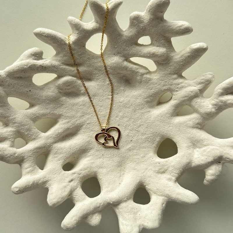 Heart Beat Hjerte vedhæng i 8 kt guld 1685-G8-73-45K
