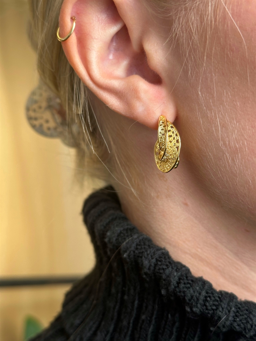 Pico - Filigran Afrika i forgyldt messing V01009