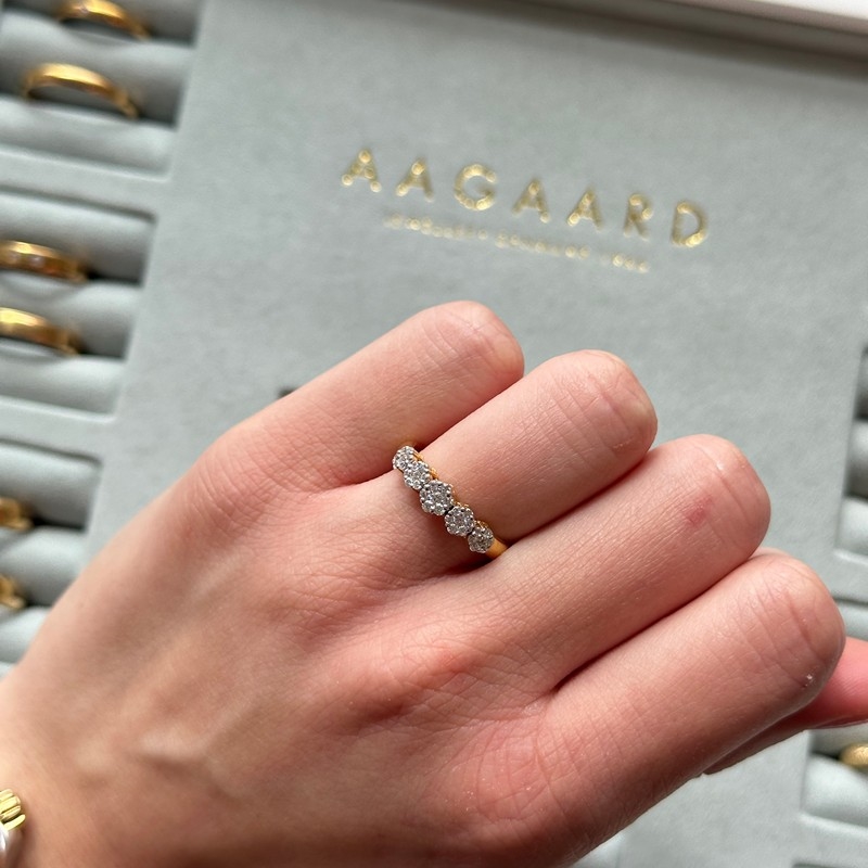 Aagaard forlovelsesring m 0,33ct ct lab-grown diamanter