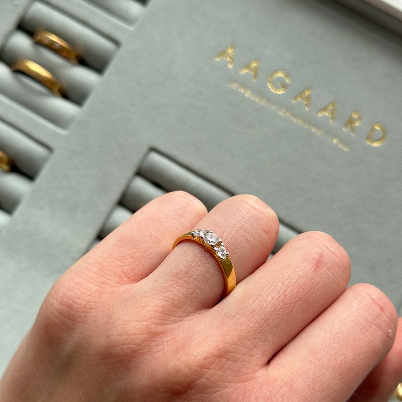 Aagaard forlovelsesring m 0,40 ct lab-grown diamanter