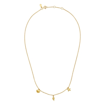 Maanesten Iluka Halskæde i 18kt. forgyldt sølv