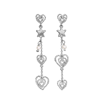 Irena sølv øreringe fra Maanesten