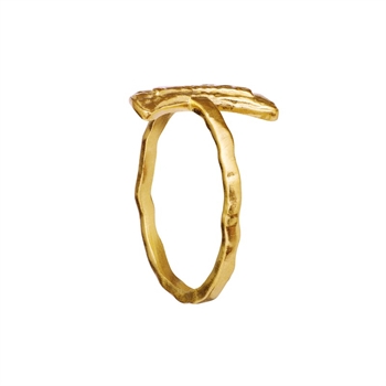 Maanesten Jacinta ring i forgyldt 4811a