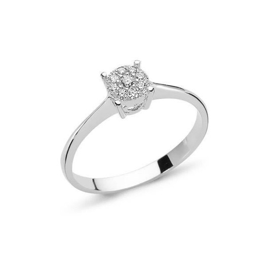 Coronet ring i 14 kt hvidguld fra nuran med diamanter  -15 %