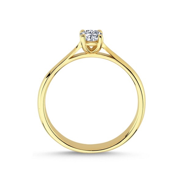 The One Diamantring i 14 kt. guld med i alt 0,07 - 0,38 carat 2