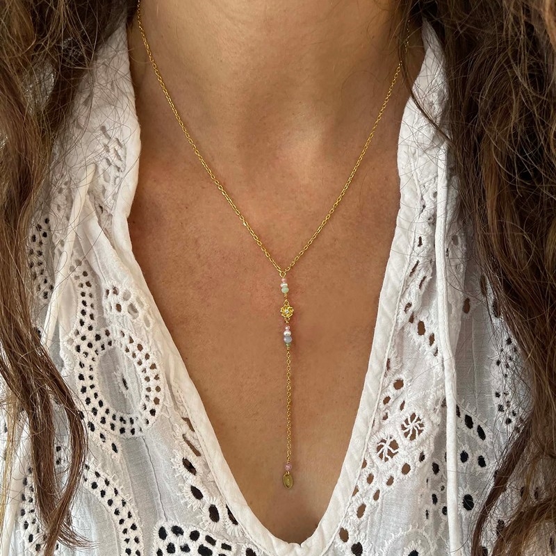 Liana Sky halskæde fra Nuni Copenhagen er en elegant Y-halskæde 2