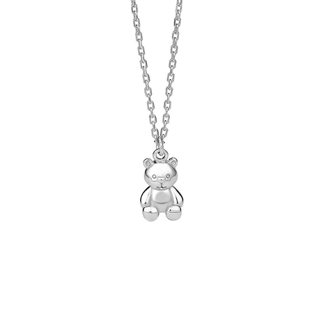 MerlePerle Teddy halskæde i sølv MN-610-s