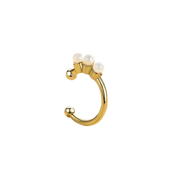 MerlePerle Ella Ear cuff i forgylt sølv MP10863