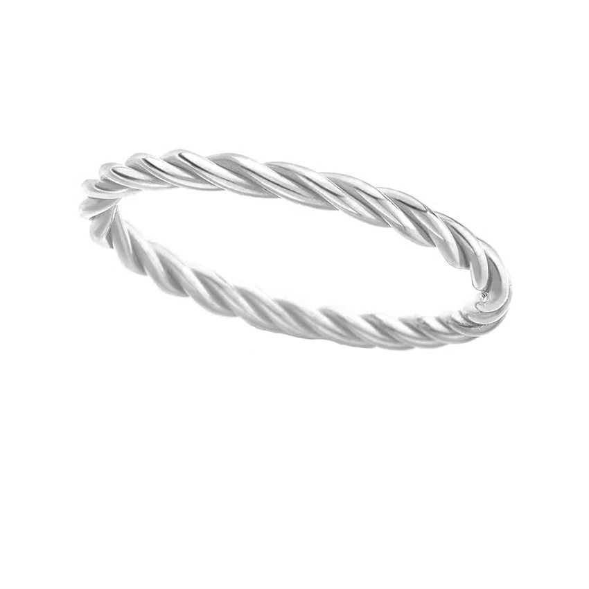 MerlePerle Saga ring i sølv med bølger MPR-10782S