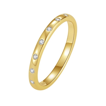 MerlePerle - Filippa ring i forgyldt sølv