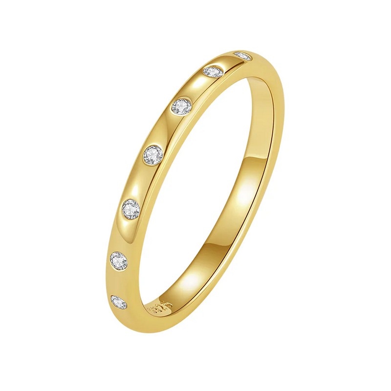 MerlePerle - Filippa ring i forgyldt sølv