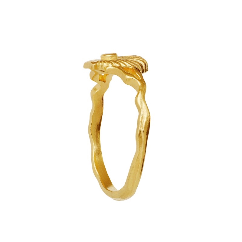 Myra ring i forgyldt sølv fra Maanesten 4868A 3