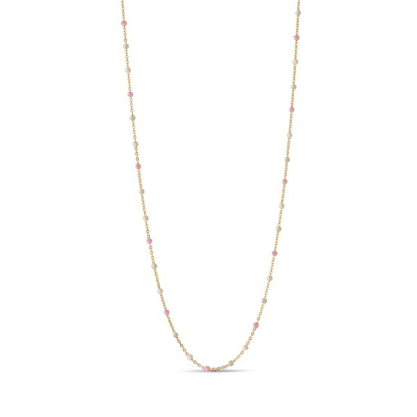 Enamel - LOLA TROPICAL halskæde 18kt forgyldt sølv N55G