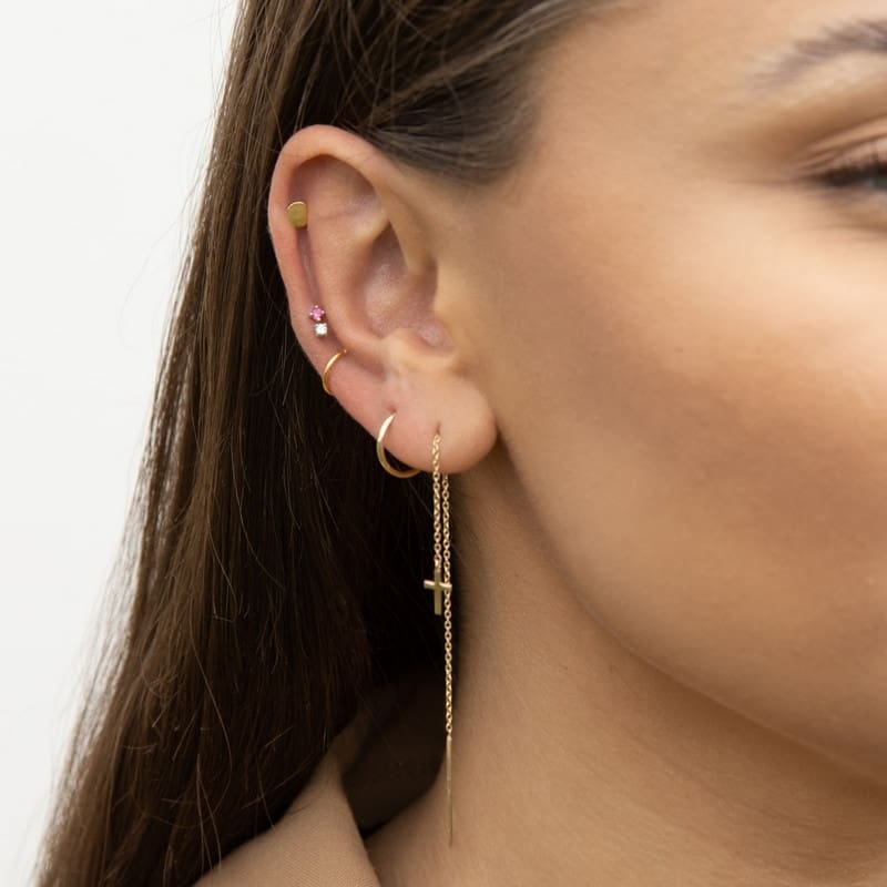 Nordahl piercing smykke i 14 kt. creol - 30142100500