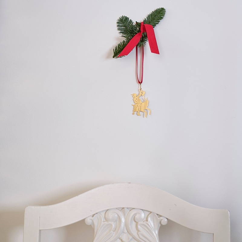 juleophæng med H. C. Andersens "Klods Hans" og gedebukken