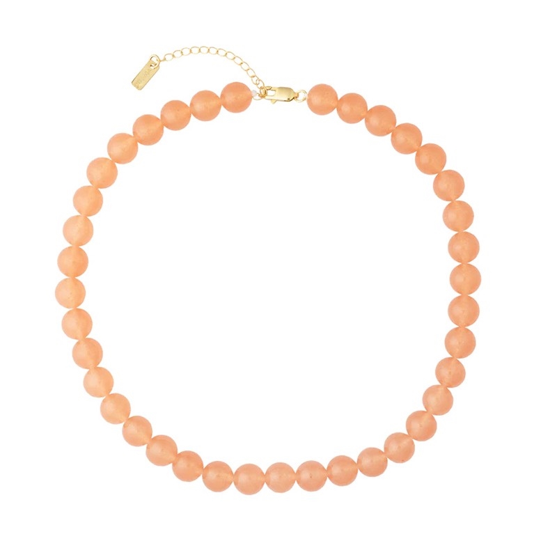 Den store Candy Coral Papaya halskæde fra House of Vincent