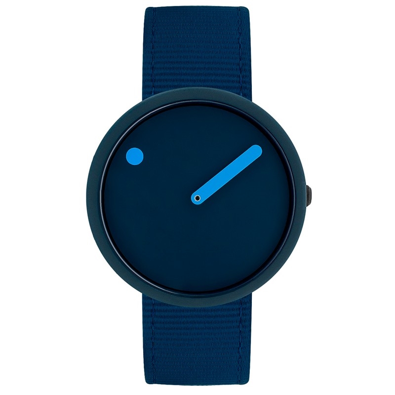 Picto - Navy Blue urskive og Navy Blue rem - 40 mm