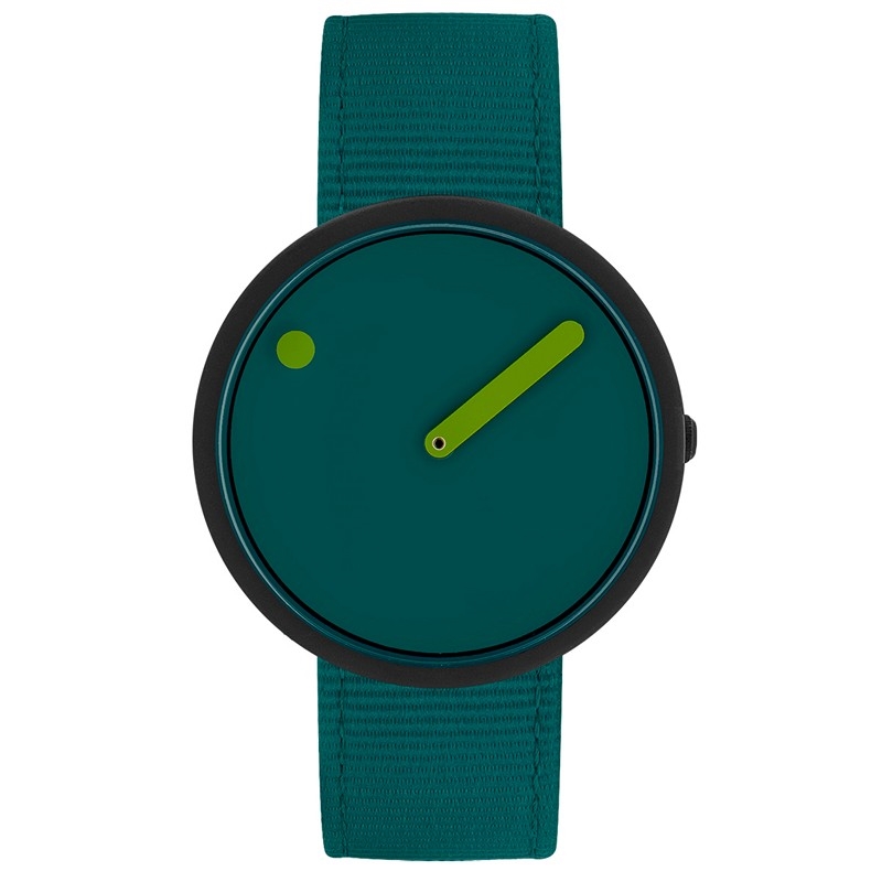 Picto - Ocean Green urskive og rem - 40 mm