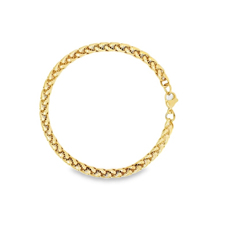 Hvede armbånd i forgyldt stål i 5 mm fra Rico\'s