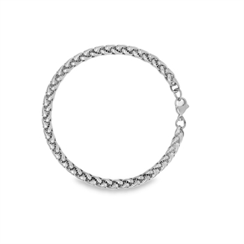 hvede armbånd i 5 mm stål fra Rico's