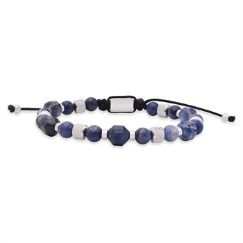 Rico's armbånd med perler i sodalit RC519S