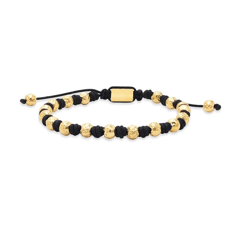 Rico\'s armbånd med perler i forgyldt stål RC520G