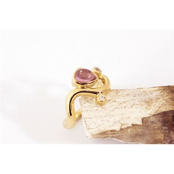 Rabinovich Pink Willow ring m. topas og zirkon 80320376