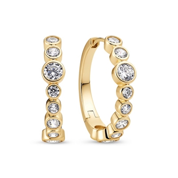 Sif Jakobs Øreringe Sardinien Creolo 18kt. forgyldt