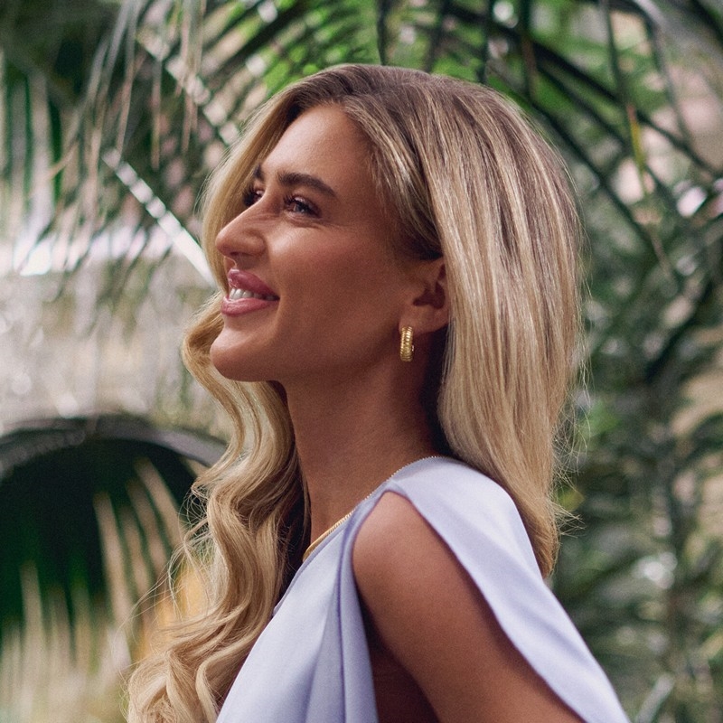 sif jakobs riva øreringe guldcenter forgyldt sølv