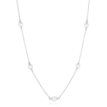 Sif Jakobs - Padua Cinque halskæde i sølv m. perle
