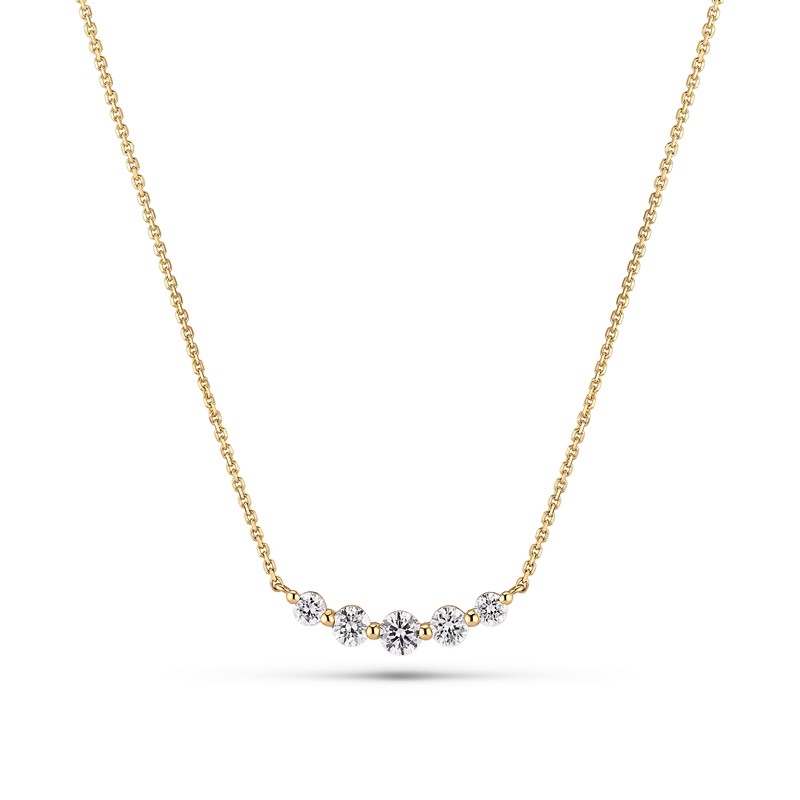 Tiara diamant halskæde 0,37 ct i 14 kt guld Sif Jakobs