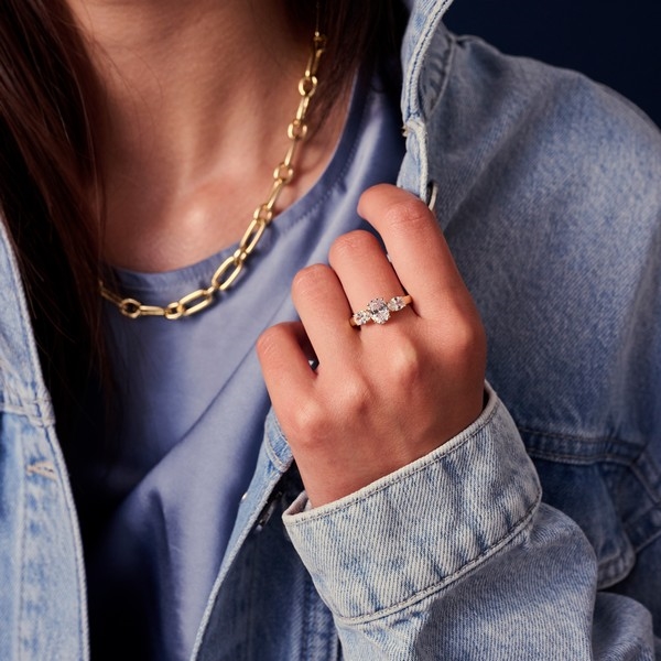 Ellisse Tre ring sølv Sif Jakobs SJ-R2340-CZ