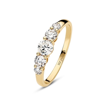 Tiara diamantring 0,79 ct i 14 kt guld – Sif Jakobs