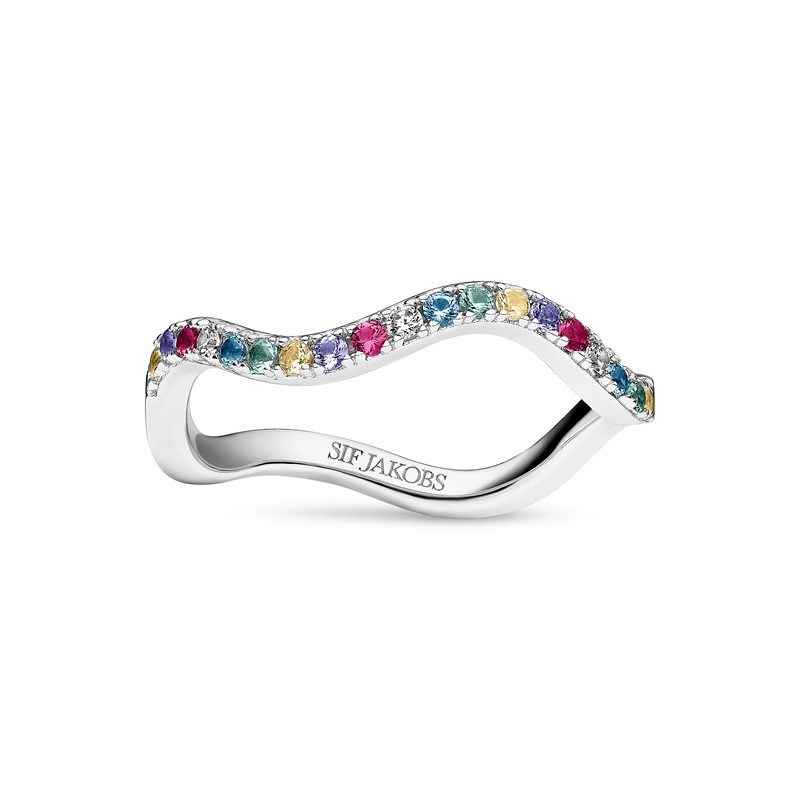 Sif Jakobs Ellera Waves ring i sølv SJ-R3869-XCZ