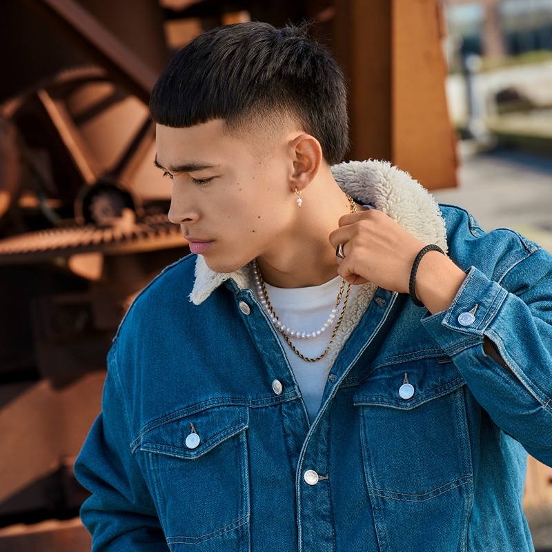 Creol i forgyldt sølv med to fine perler fra Son of Noa