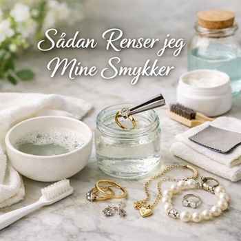 Sådan renser du dine smykker trin for tri