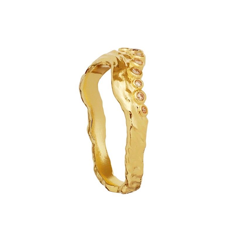 Selene ringen i forgyldt fra Maanesten 4866A 3