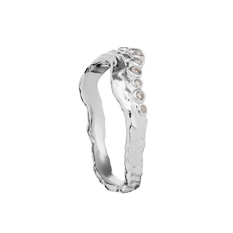 Selene ringen i sølv fra Maanesten 4866C 3