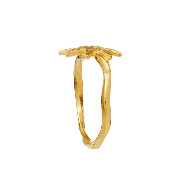 Sonja ring i forgyldt sølv fra Maanesten 4869A 3