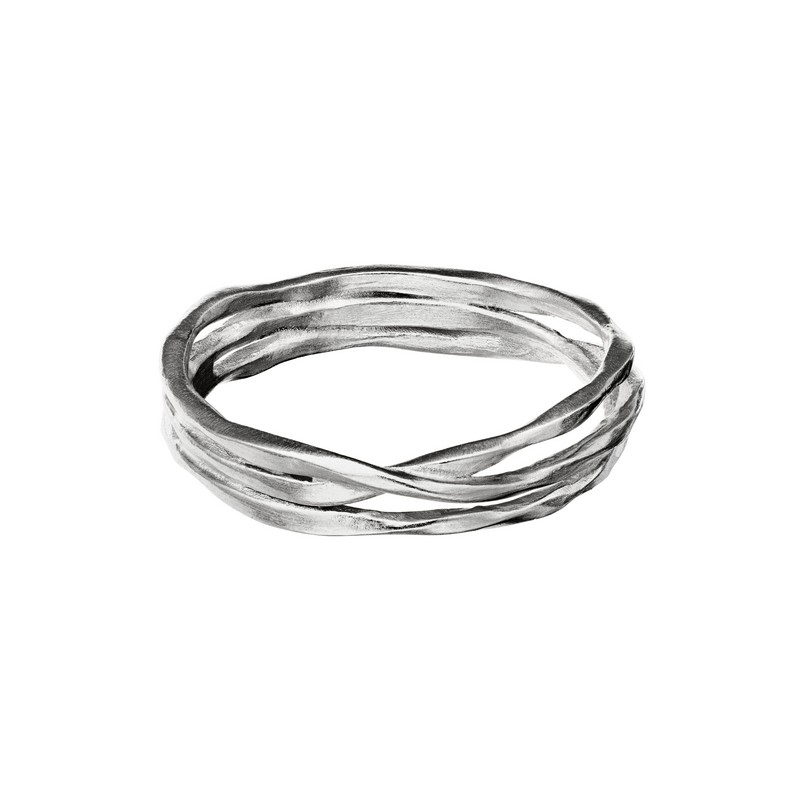 Suki ring i mat sølv fra Maanesten 4794C