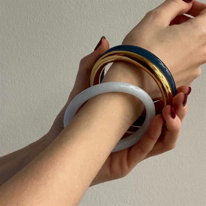 Pico Copenhagen Sun Bangle armbånd mix i resin 8 mm bredde