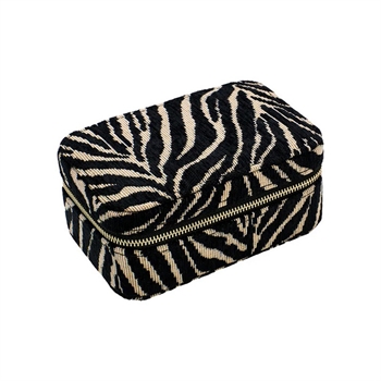 Det mellemstore smykkeskrin fra Pico i farven Black Zebra