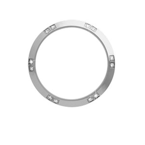 Topring 32 mm. med 12 zirkoner af Christina Collect