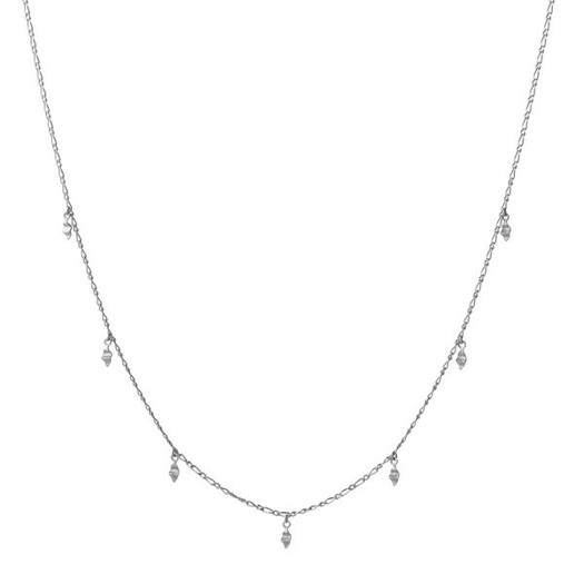 snorkel uddrag Peck Marion halskæde i sølv af Maanesten 2654C